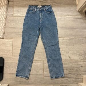 Abercrombie & Fitch curve love high rise 90s Straight jean